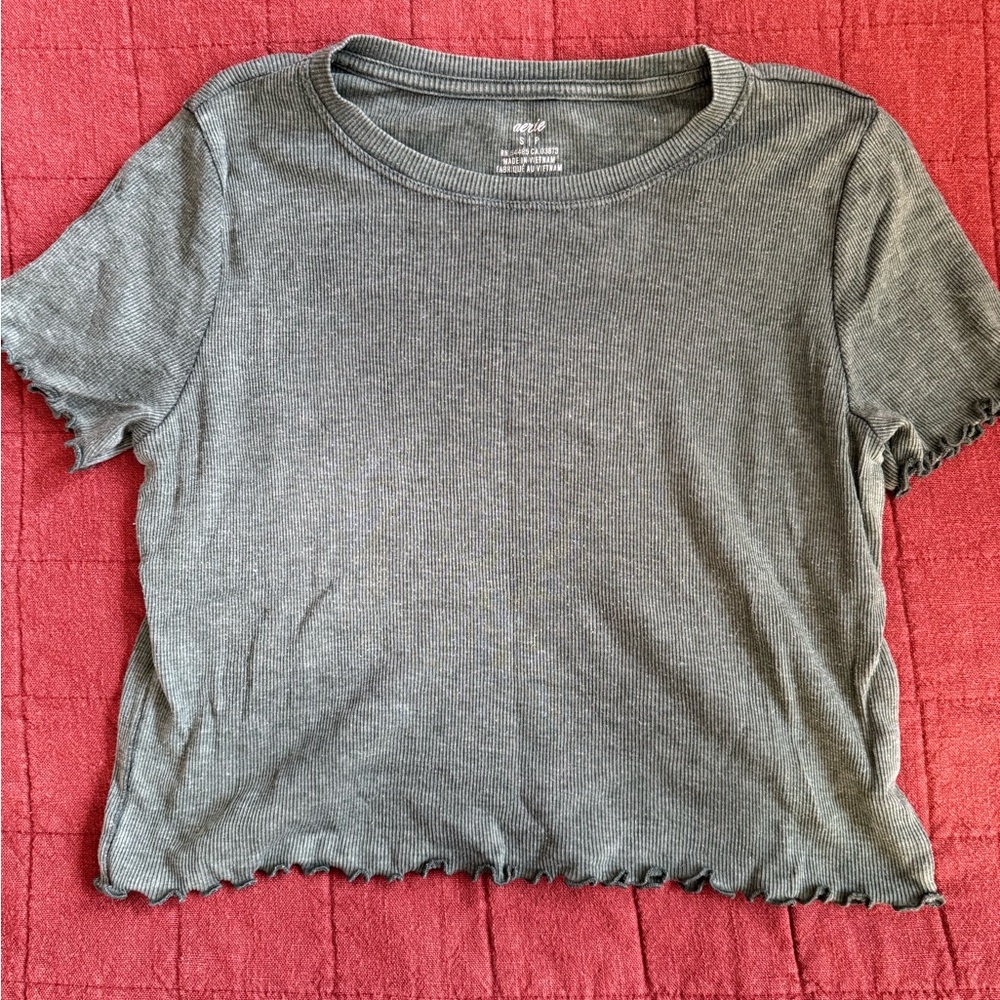 Aerie Purple Short Sleeve Tee